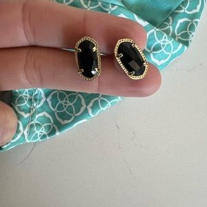 Kendra Scott Black Stone Studs